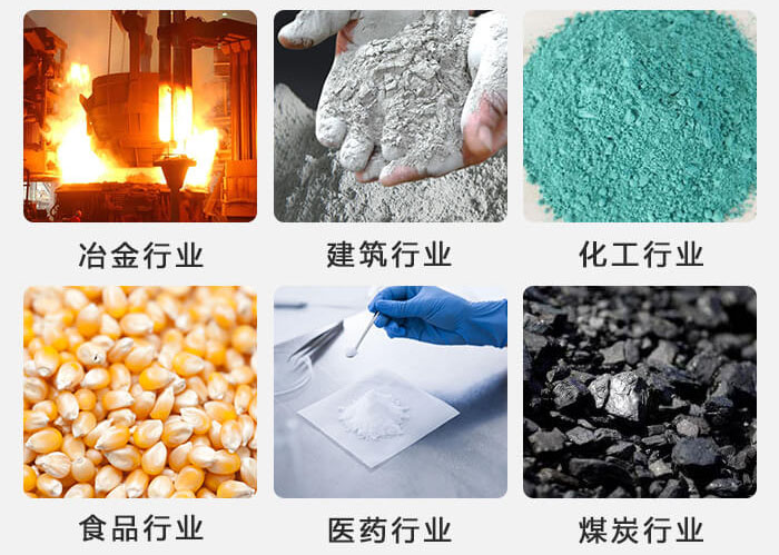 不銹鋼振動篩主要應用于冶金，建筑，化工，食品等行業中。